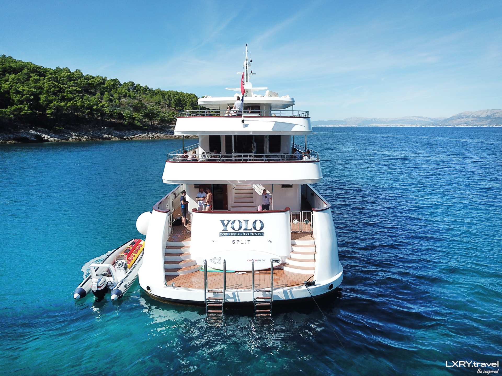yacht yolo croatia