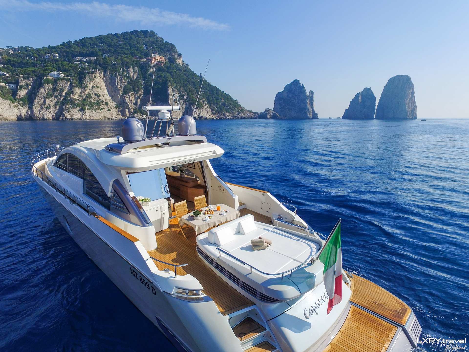 yacht charter capri italy